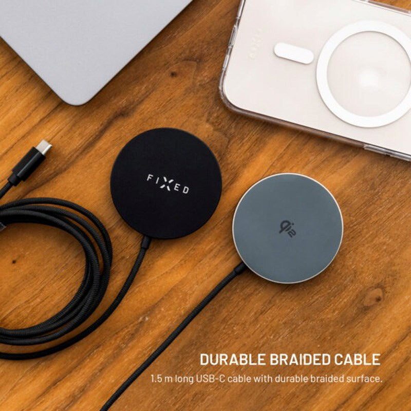 Fixed MagPad 15W Wireless Charger - MagSafe / Qi2 Compatible - Titanium