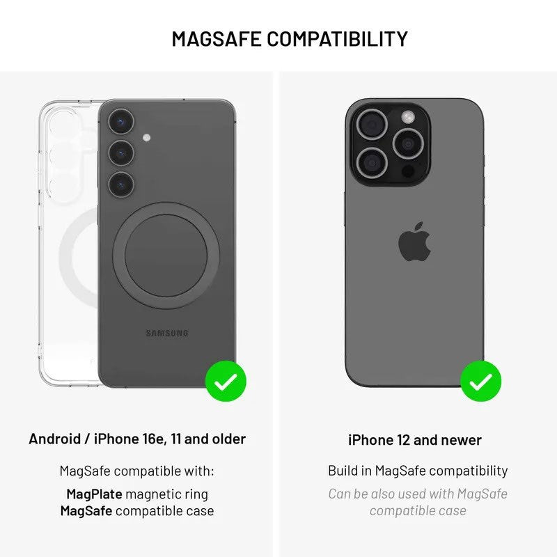 Fixed MagZen 5 20W Qi2 PowerBank with Stand & Apple Watch Charger - MagSafe Compatible - 5000mAh - Gray