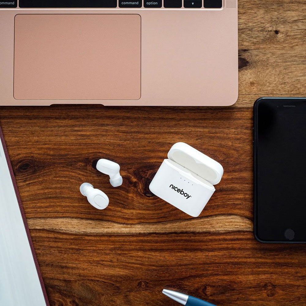 Niceboy HIVE Podsie 2021 True Wireless In-Ear Headset - White