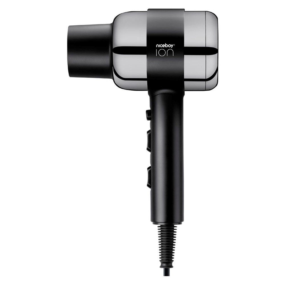 Niceboy ION AirSonic Pro Hair Dryer with Diffuser – Black