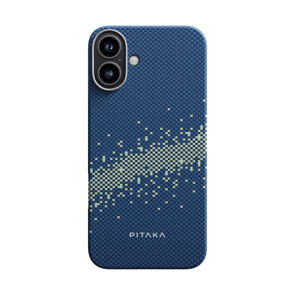 iPhone 16 PITAKA Tactile Woven Case - MagSafe Compatible - Milky Way Galaxy
