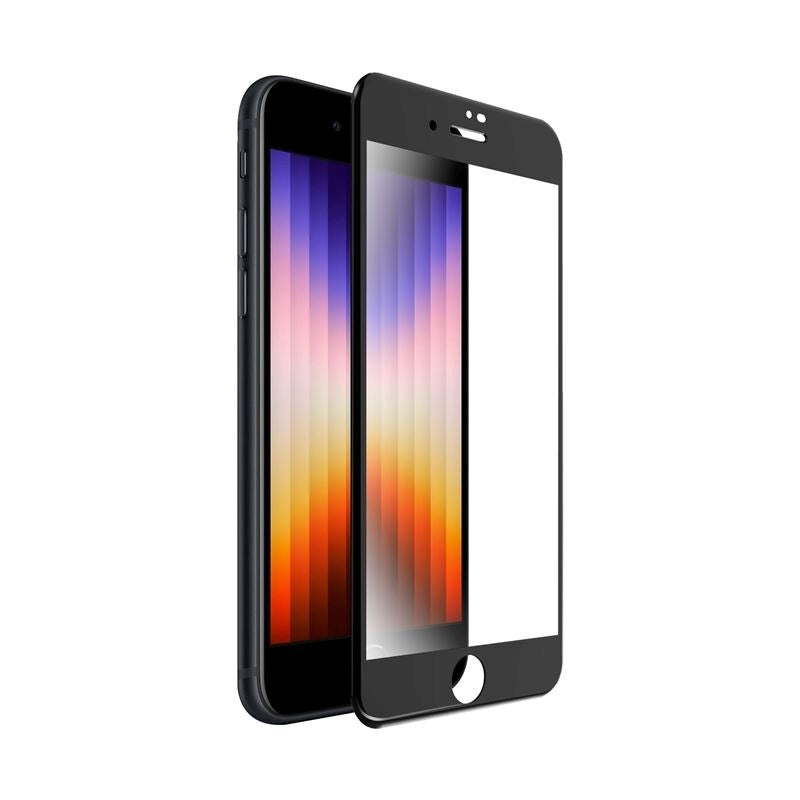 iPhone SE (2022 / 2020) / 8 / 7 Mobile Origin EasyGlass Screen Protector - Transparent / Black Edge