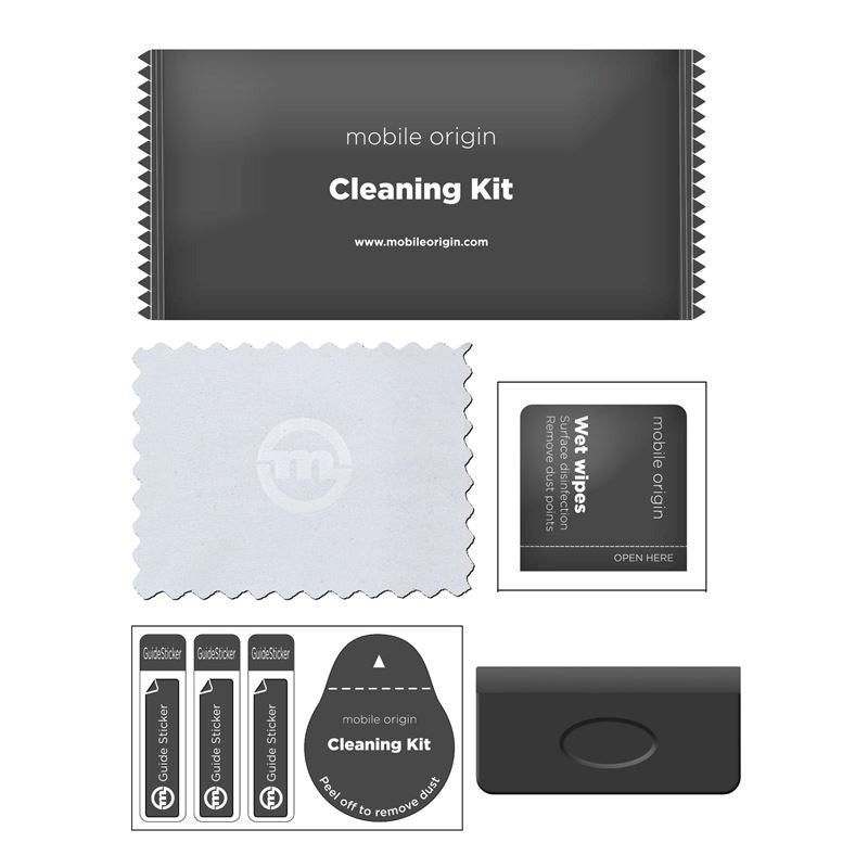 Samsung Galaxy S24+ (Plus) Mobile Origin EasyGlass Screen Protector - Transparent / Black Edge