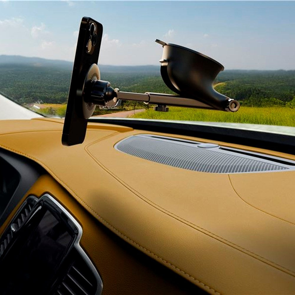 Mobile Origin MO4 Wireless Car Charger - 15W - MagSafe Compatible - Black