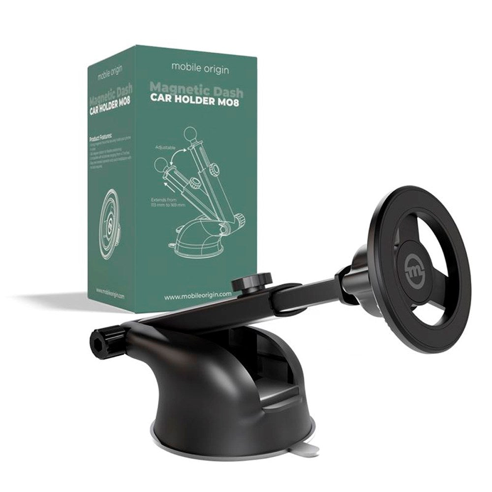 Mobile Origin MO8 Magnetic Car Mount - MagSafe Compatible - Black