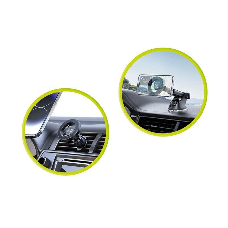 Mobile Origin 2-in-1 Car Phone Holder - Dashboard & Air Vent - Black