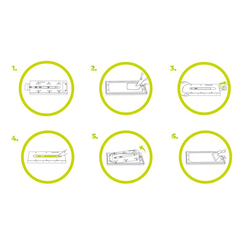 iPhone 17 Mobile Origin Screen Guard Screen Protector with Mounting Box - 2 pcs. - Transparent / Black Edge