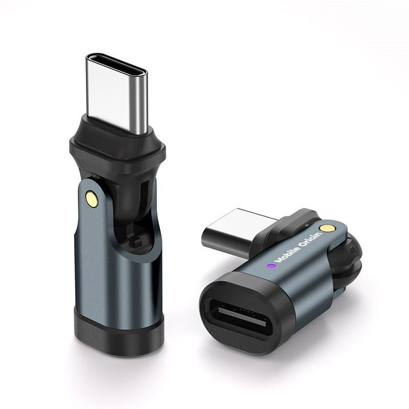 Mobile Origin 240W USB-C Rotating Adapter - Grey