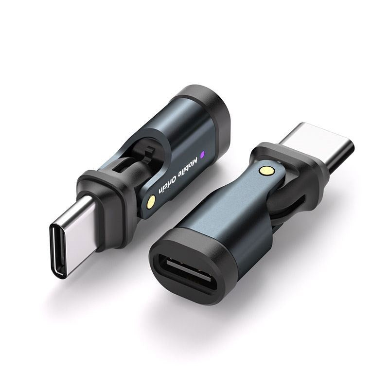 Mobile Origin 240W USB-C Rotating Adapter - Grey