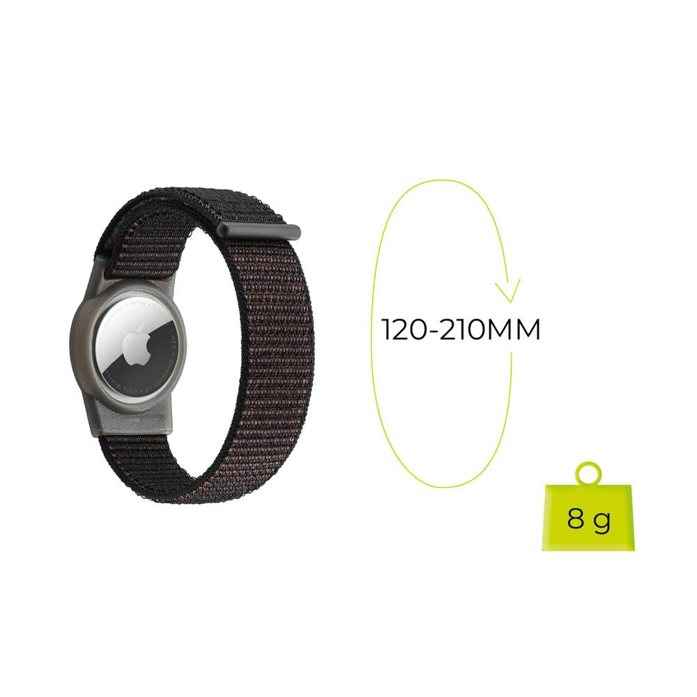 Mobile Origin Apple AirTag Nylon Strap for Kids - Black Astronaut