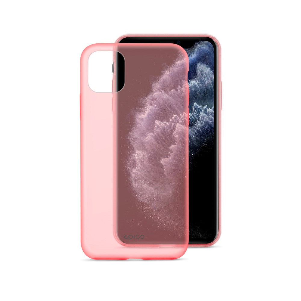 iPhone 11 Pro Epico Silicone Case - Transparent / Red