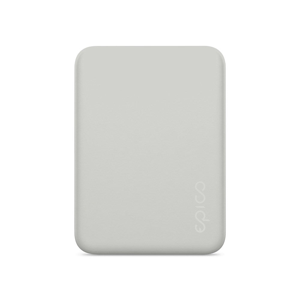Epico 15W Wireless Magnetic Powerbank 4,200 mAh w. USB-C & Lightning Cable - MagSafe Compatible - Grey