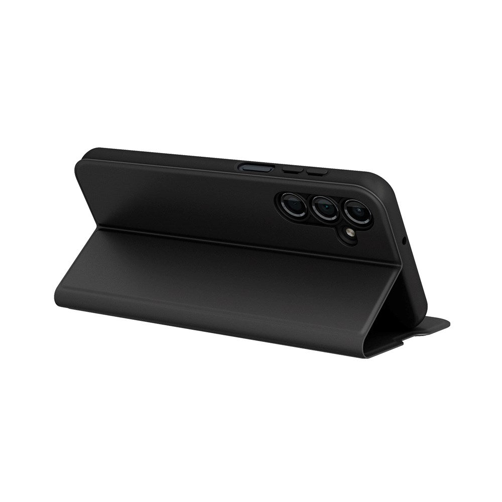 Spello Samsung Galaxy A16 (4G/5G) Faux Leather Flip Case with Stand Function - Black