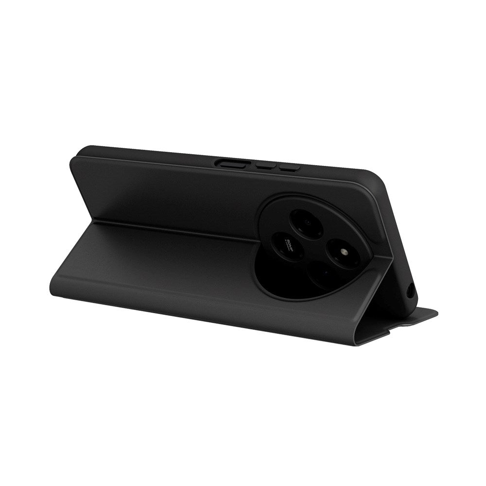 Spello Xiaomi Redmi 14C Faux Leather Flip Case with Stand Function - Black