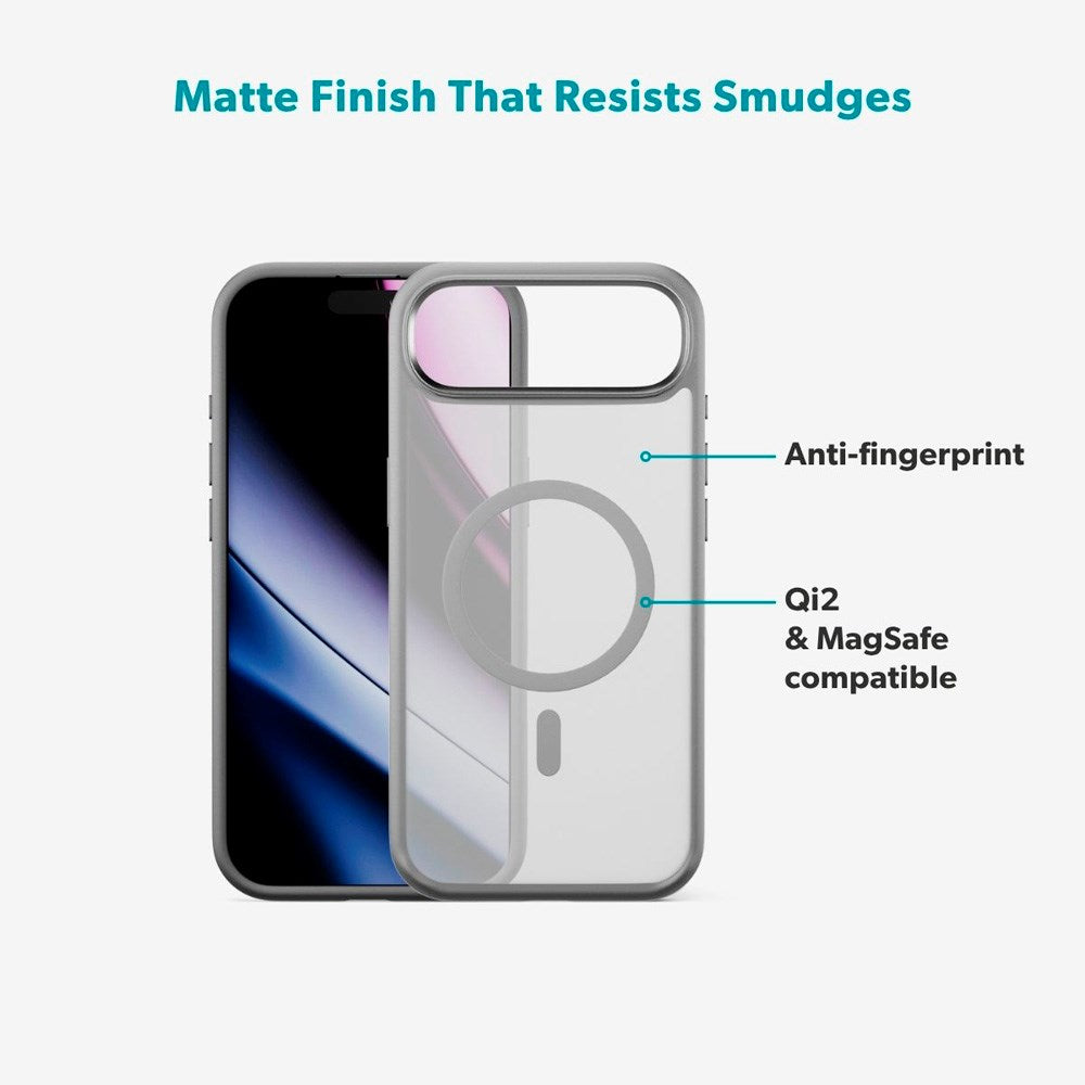iPhone Air Epico HeroMatte Pro Mag+ Case - MagSafe Compatible - Grey