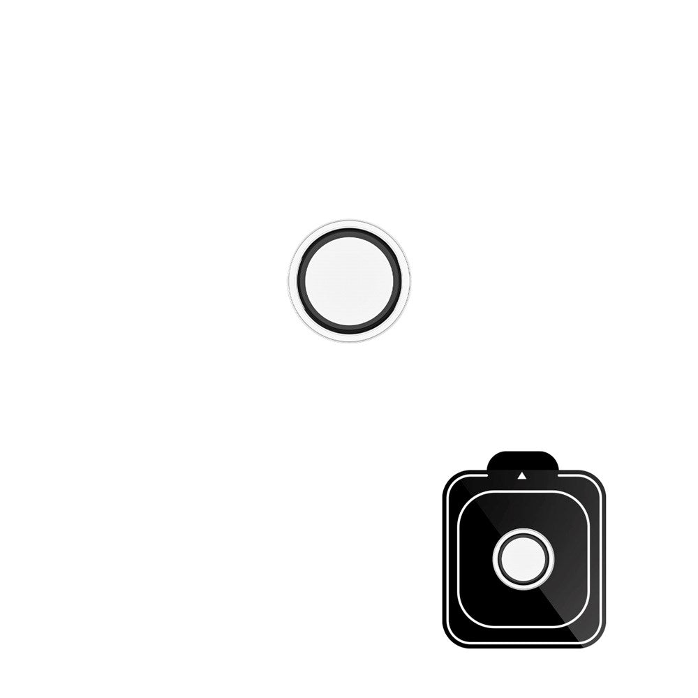 iPhone Air Epico Glass Lens Camera Lens Protector Glass with Installation Frame - Transparent
