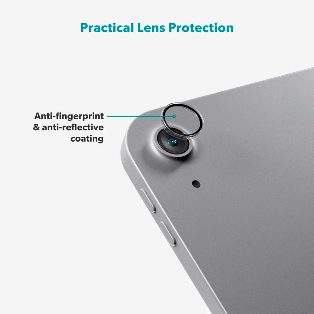 iPad 11" (2025) / 10.9" (2024 / 2020) / Mini (2021) / Air 13" (2025 / 2024) / Air 11" (2025 / 2024) / Air (2020) Epico Camera Lens Protection Glass with Installation Frame - Transparent