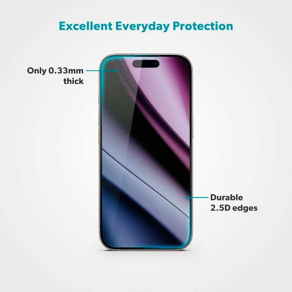 iPhone 17 Epico Protection Set - MagSafe Case & Screen Protector - Transparent