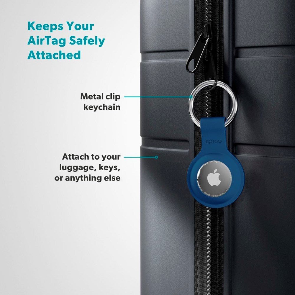 Apple AirTag Epico Silicone Case - Dark Blue