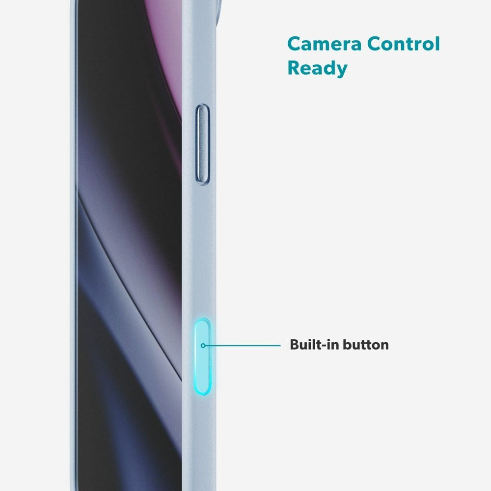 iPhone Air Epico HeroMatte Pro Mag+ Case with Camera Protection - MagSafe Compatible - Blue