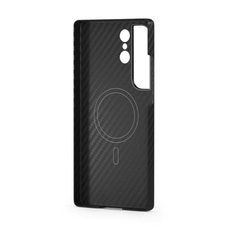 Samsung Galaxy S26 Spello Mag+ Carbon Case - MagSafe Compatible - Black