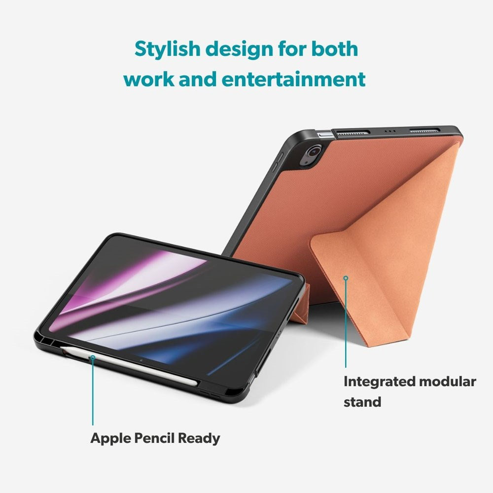 iPad 11" (2025) / 10.9" (2024 / 2022) Epico SolidWoven Flip Case - Sienna