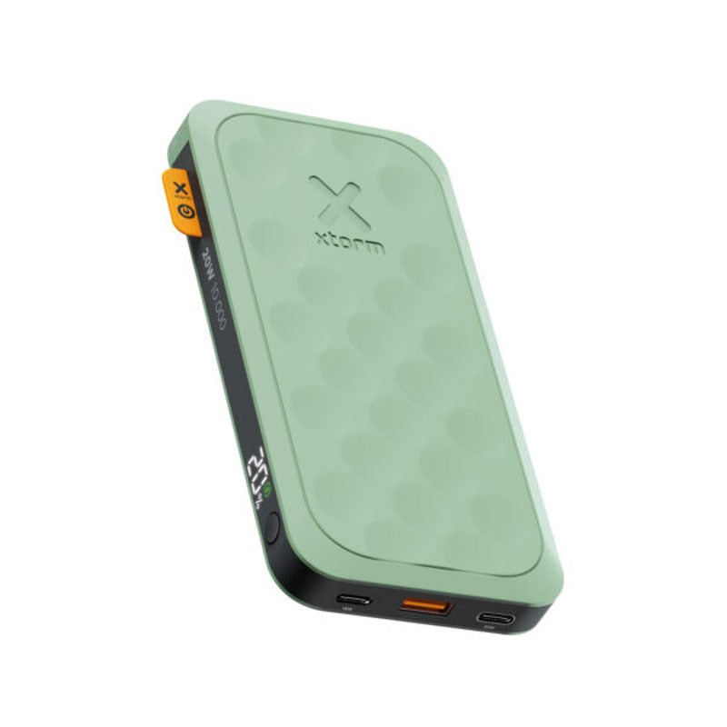 Xtorm 20W PowerBank with 1x USB-A & 2x USB-C - 10.000 mAh - Green