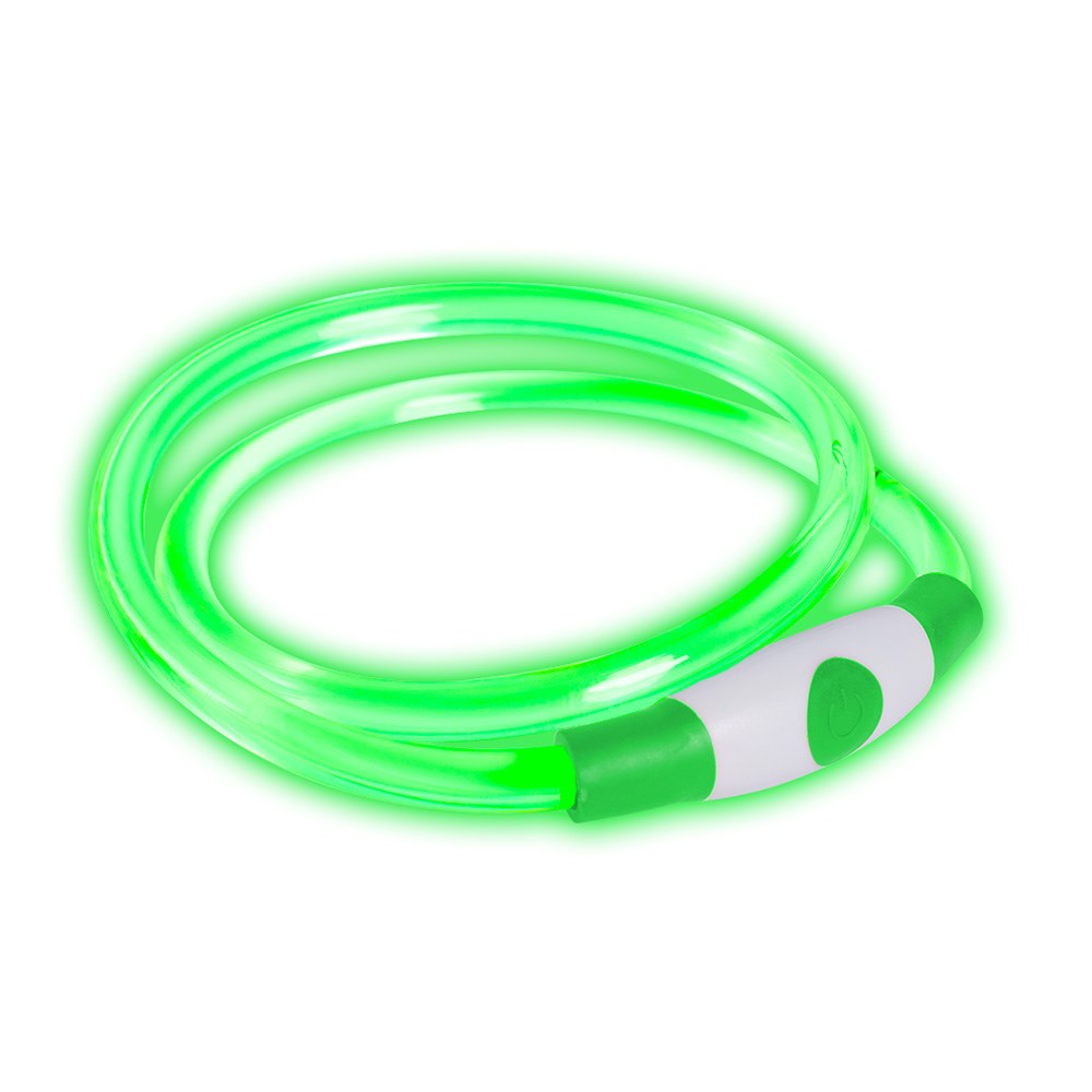 Bee-Safe LED Dog Collar - Green
