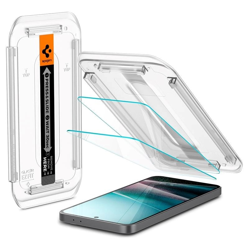 Samsung Galaxy A36 (5G) Spigen EZ Fit Glass tR Screen Protection - 2 pcs - Case Friendly - Transparent
