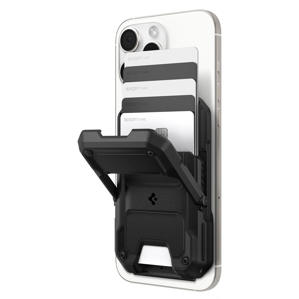 Spigen Tough Armor Pro Card Holder - MagSafe Compatible - Black