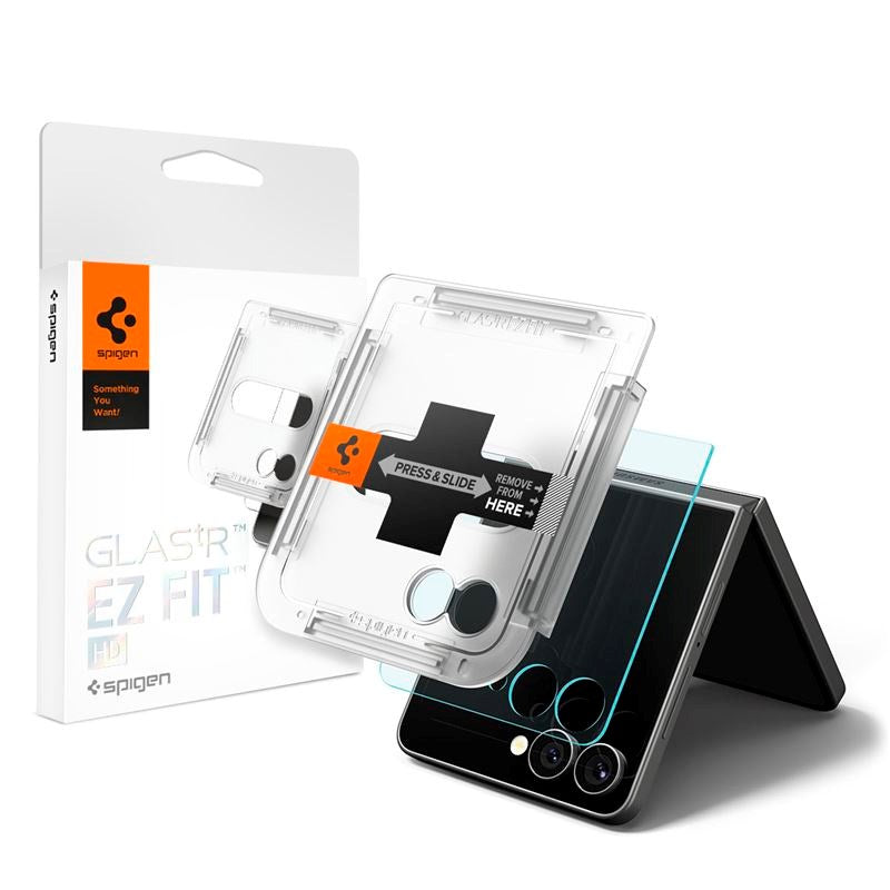 Samsung Galaxy Z Flip7 Spigen Glass tR EZ Fit HD - Transparent