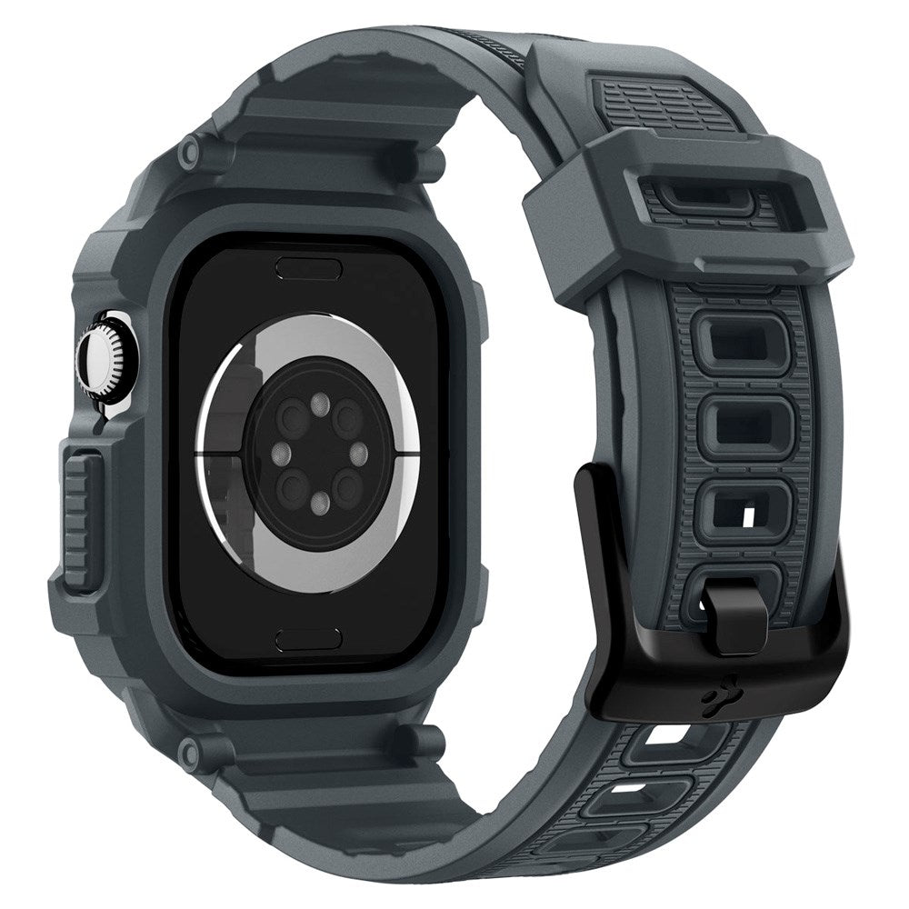 Apple Watch 11 (46mm) Spigen Rugged Armor Pro 2 Case with Strap - Gray