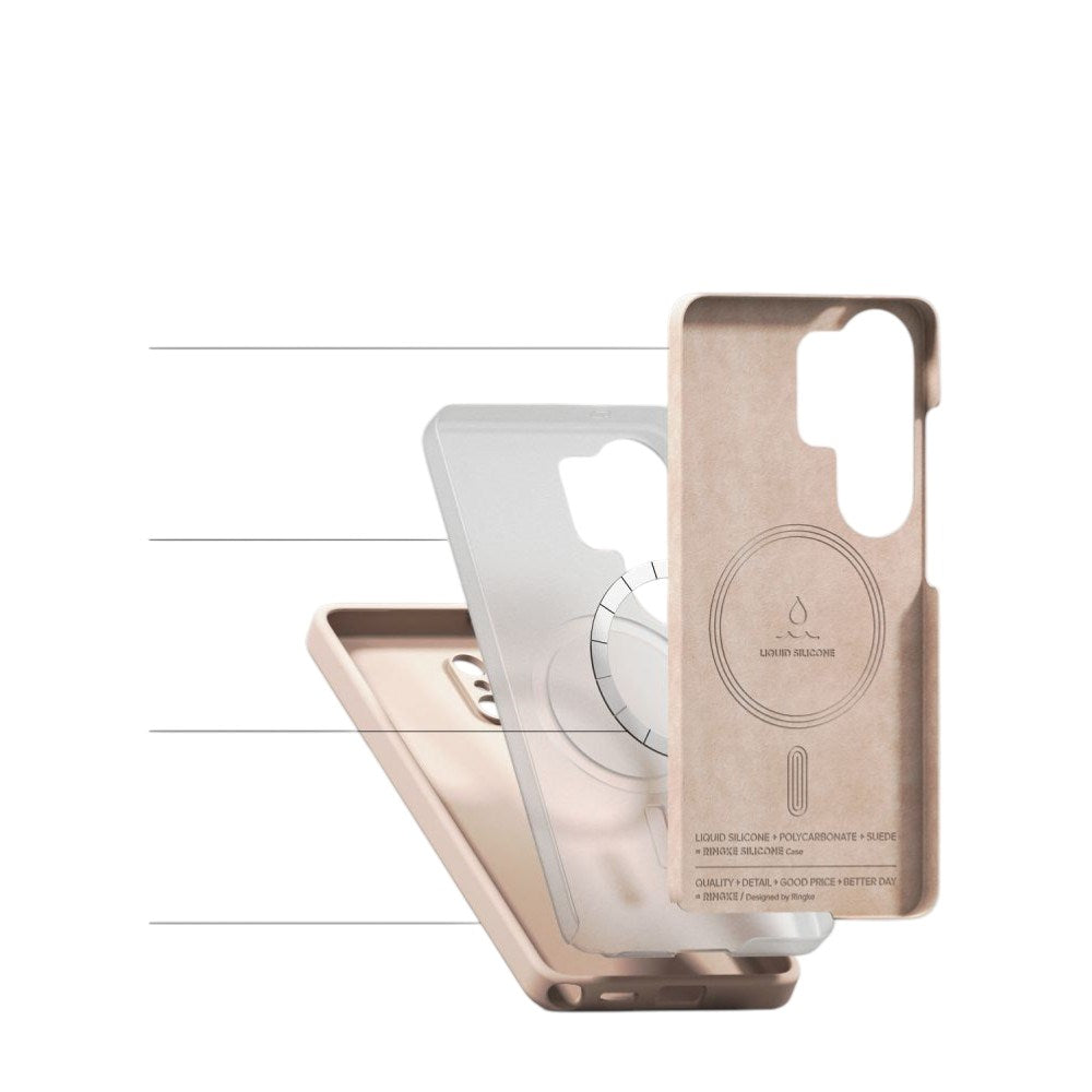 Samsung Galaxy S26 Ultra Ringke Silicone Case - MagSafe Compatible - Pink