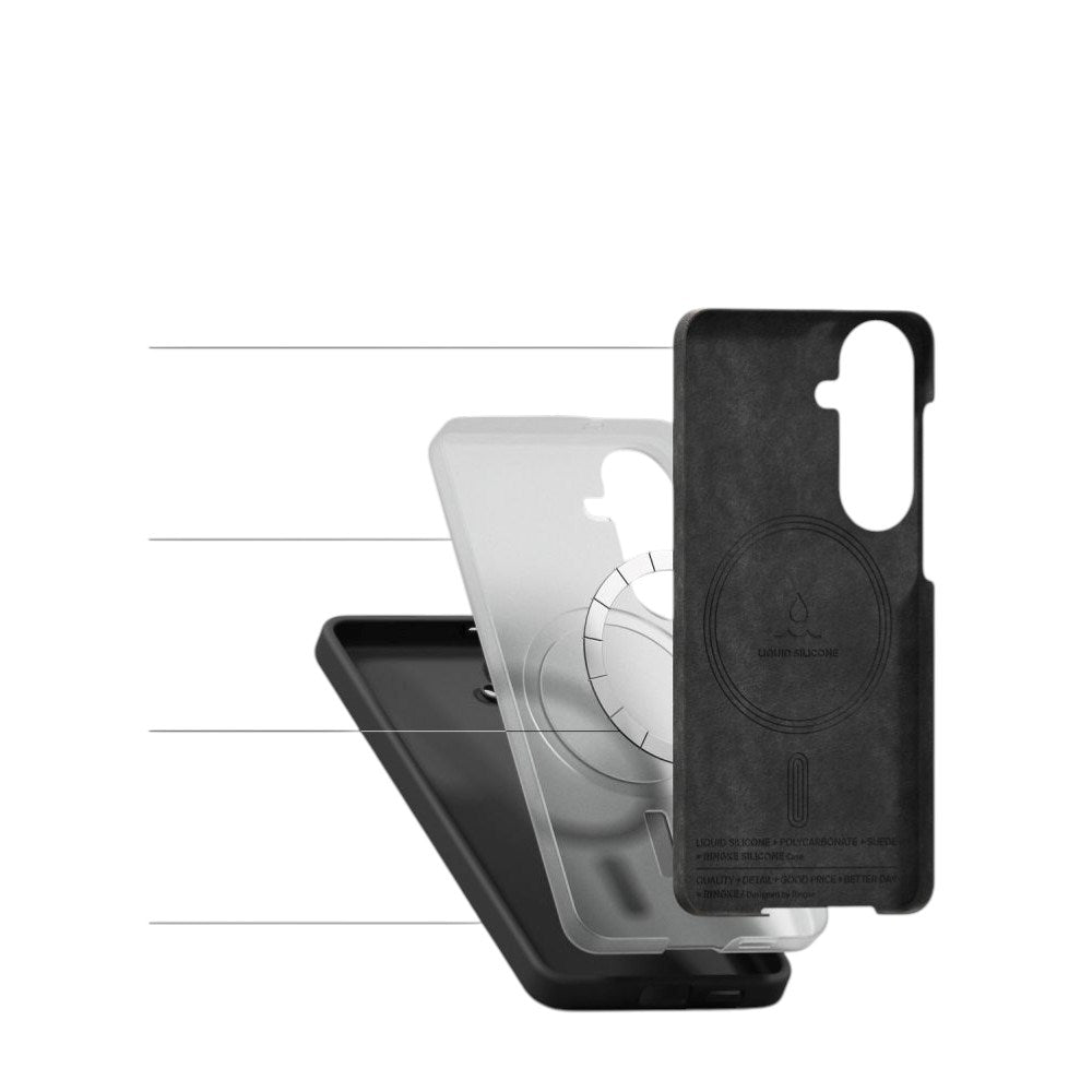 Samsung Galaxy S26 Ringke Silicone Case - MagSafe Compatible - Black