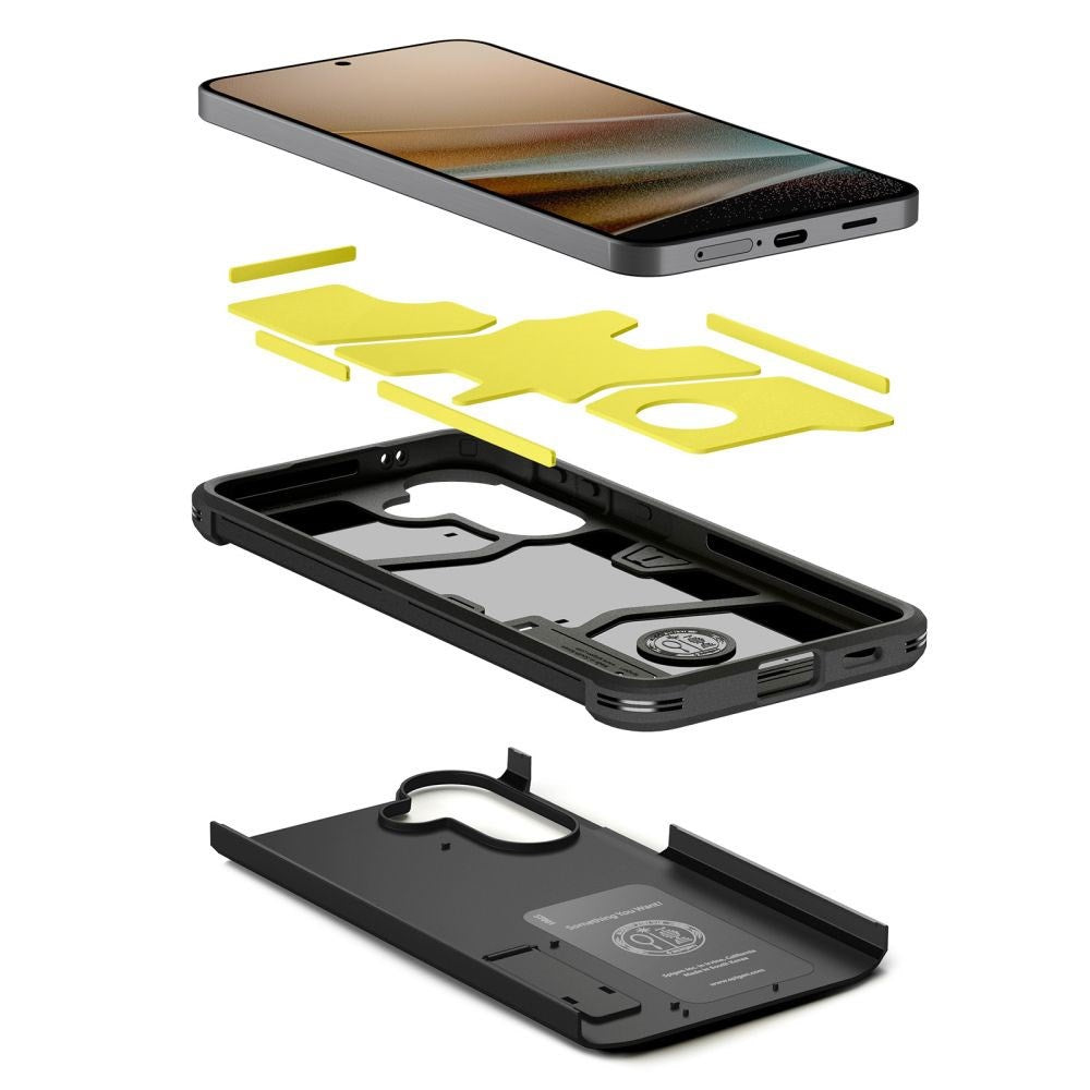 Samsung Galaxy A57 Spigen Tough Armor T Case with Kickstand - Black