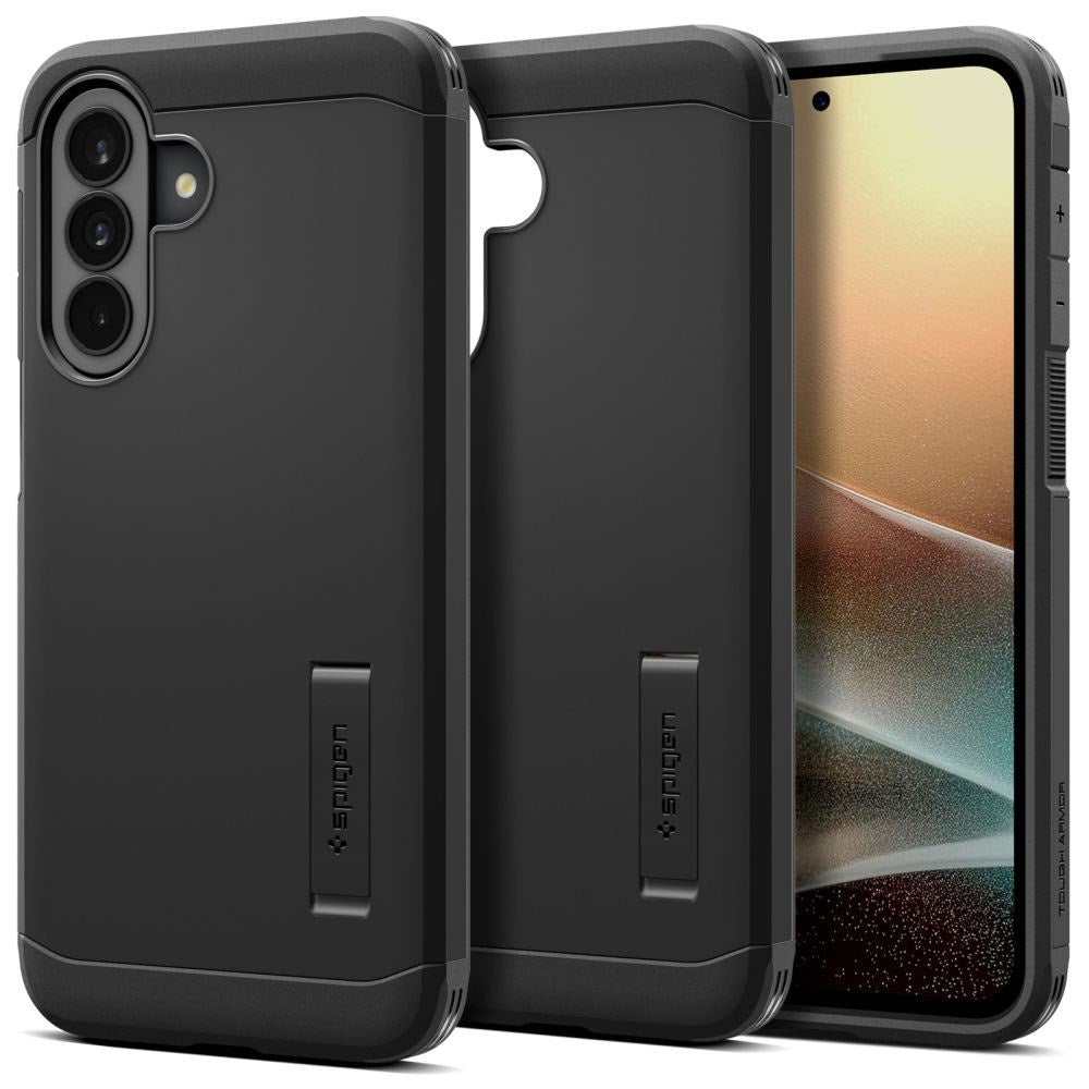 Samsung Galaxy A37 Spigen Tough Armor T Case with Kickstand - Black