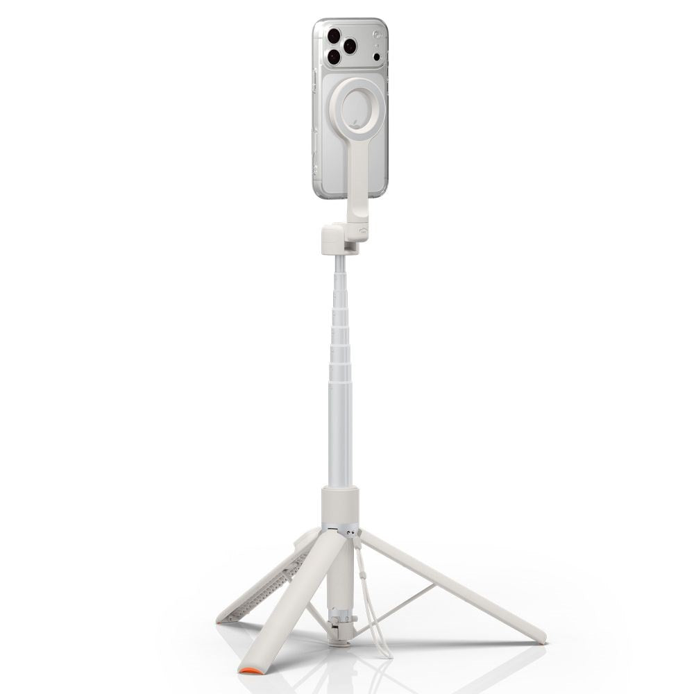 S582W Bluetooth Selfie Stick Tripod Spigen - MagSafe Compatible - Beige