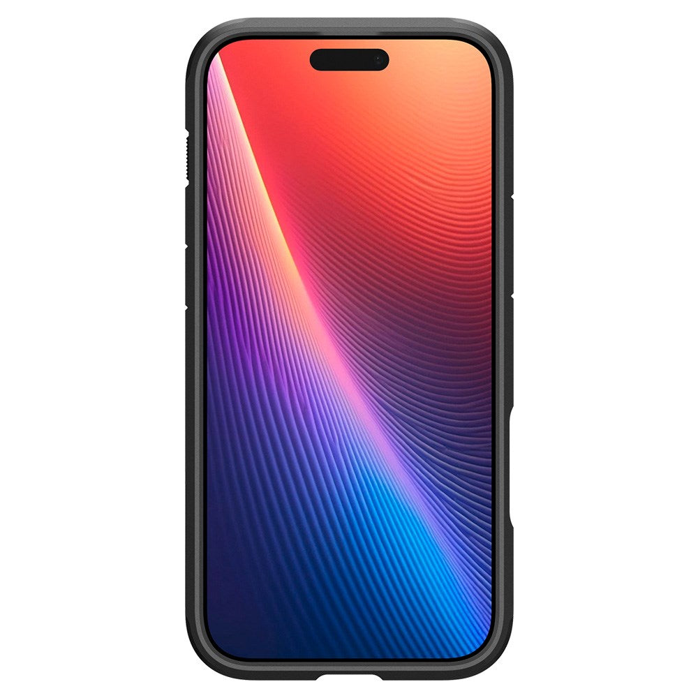 iPhone 16 Pro Spigen Tough Armor T Case w. Kickstand - MagSafe Compatible - Black