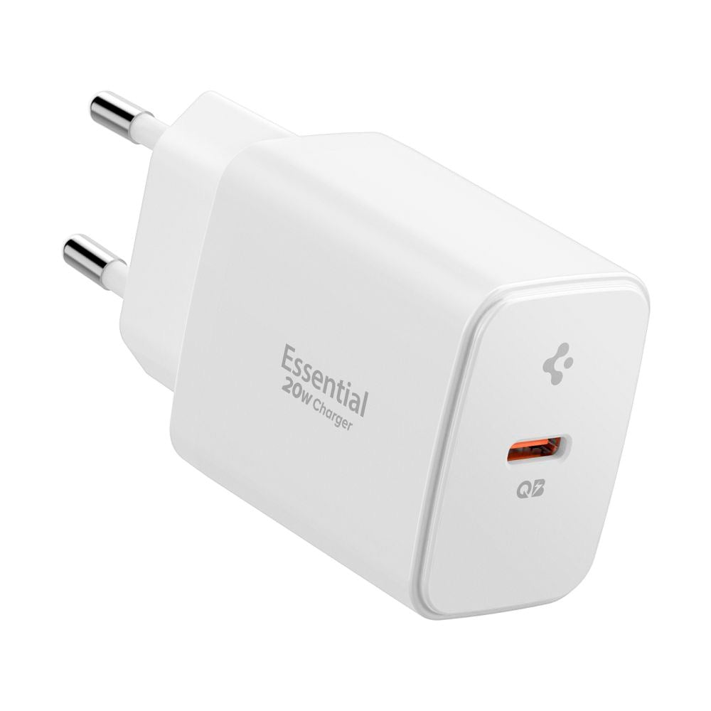 Spigen 20W Wall Charger with 1x USB-C - White