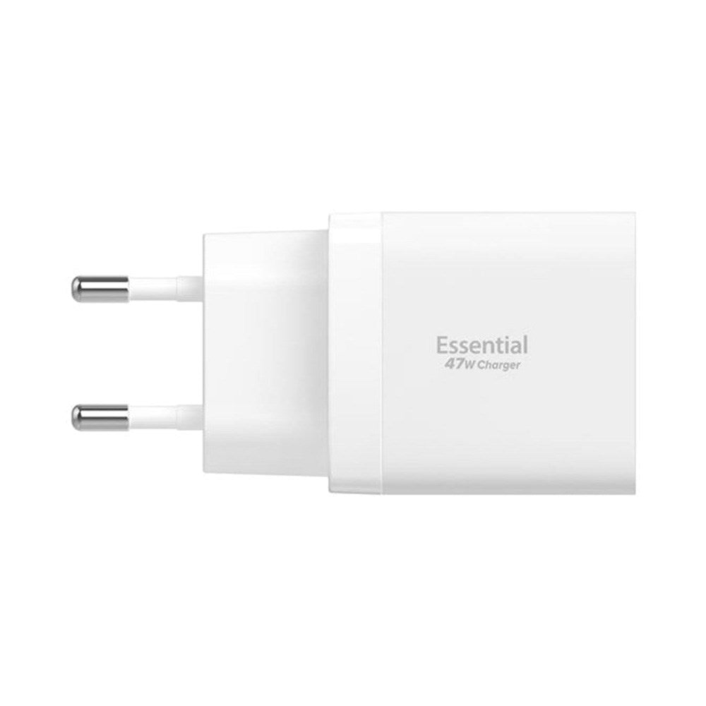 Spigen 47W Wall Charger with 2x USB-C - White