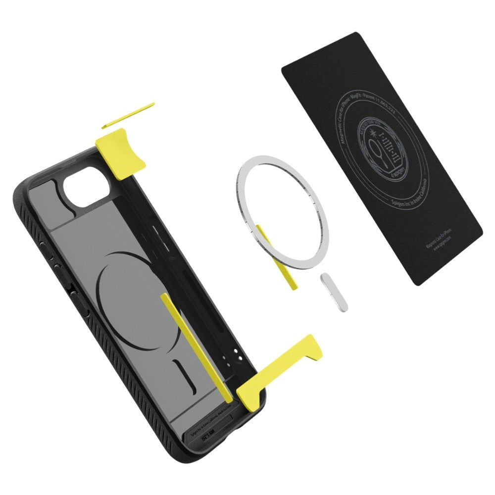 iPhone 17e / 16e Spigen Rugged Armor Case - MagSafe Compatible - Matte Black