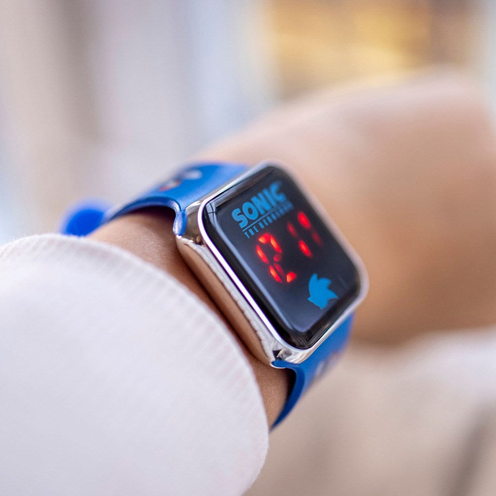 Accutime LED Watch for Kids with Adjustable Strap - Sonic V2