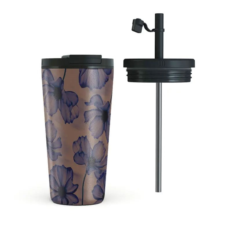 Burga Thermo Cup with Lid & Straw - 500ml - Velvet Night