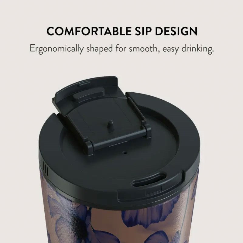 Burga Thermo Cup with Lid & Straw - 500ml - Velvet Night