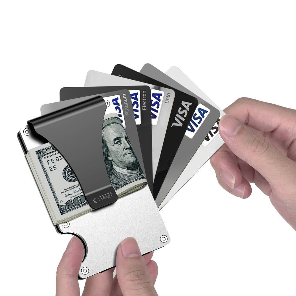 Tech-Protect Thorn RFID Card Holder - Silver