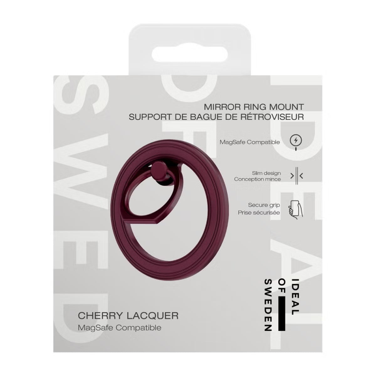 iDeal of Sweden Ring Mount Stand - MagSafe Compatible - Cherry Lacquer