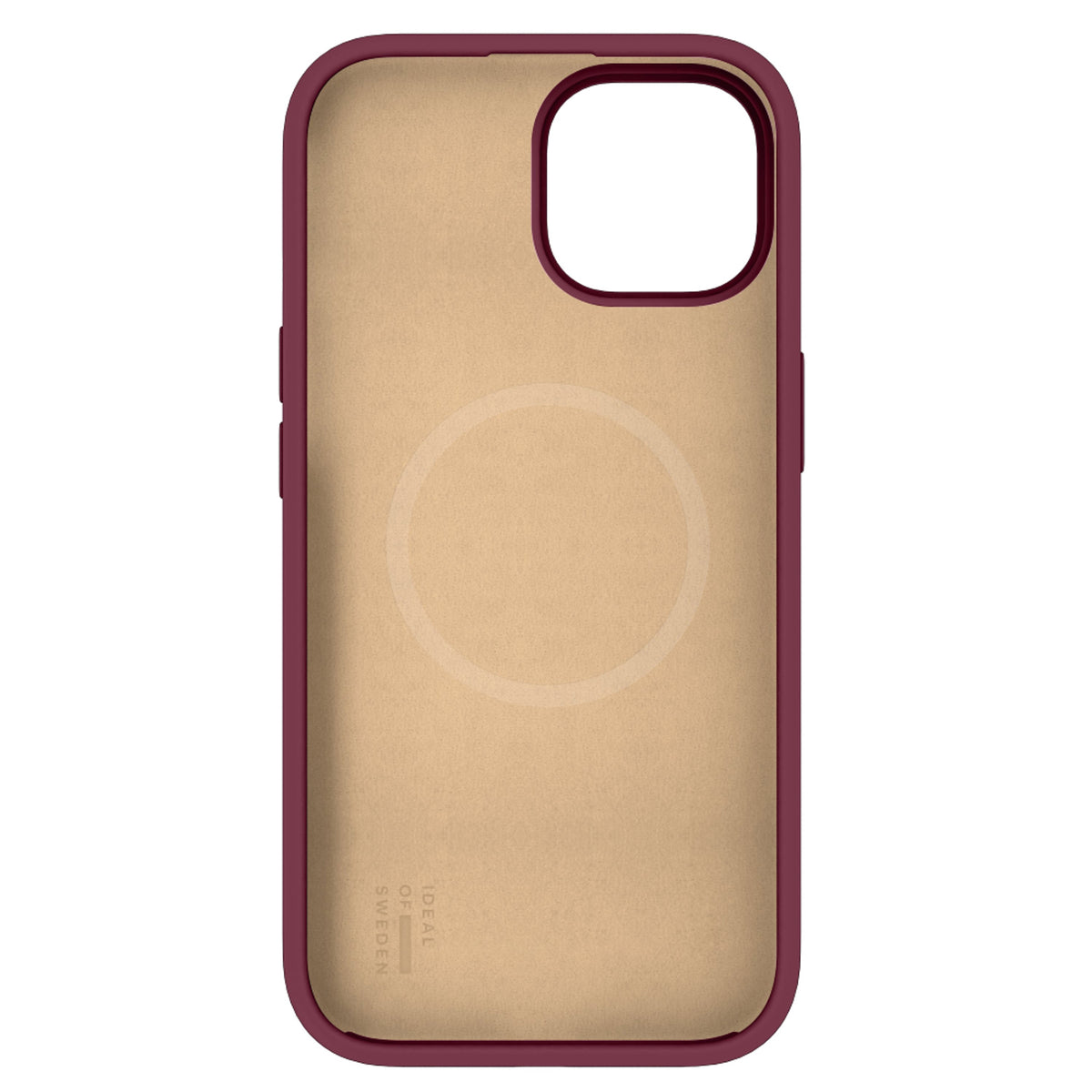 iDeal Of Sweden iPhone 17e / 16e / 15 / 14 / 13 Silicone Case - MagSafe Compatible - Fine Wine Bloom