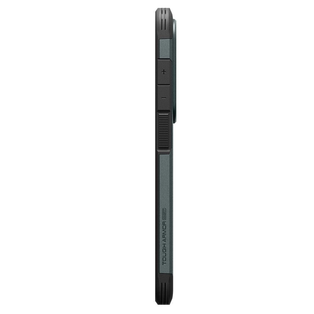 Samsung Galaxy S26 Ultra Spigen Tough Armor Hybrid Case with Kickstand - MagSafe Compatible - Green