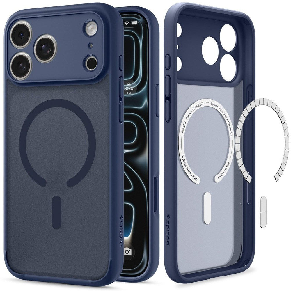 iPhone 18 Pro Max / 17 Pro Max Spigen Ultra Hybrid Case - MagSafe Compatible - Matte Blue