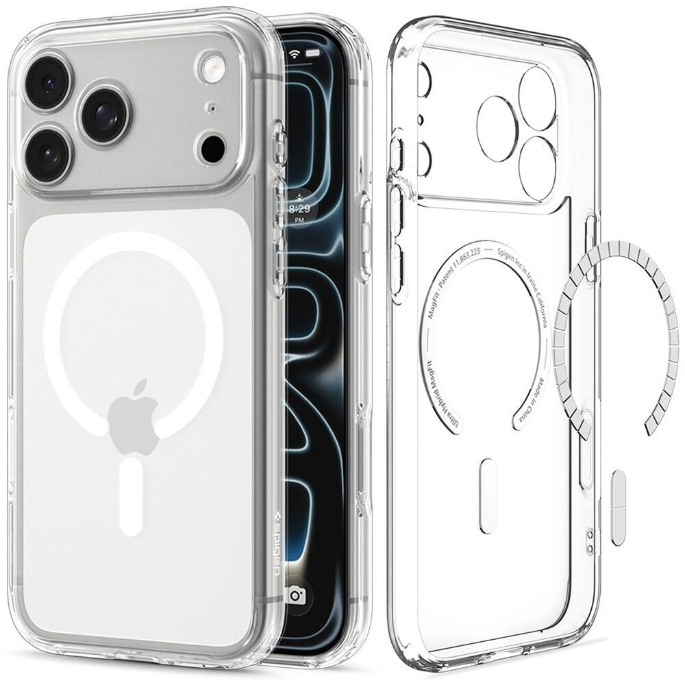 iPhone 18 Pro Max / 17 Pro Max Spigen Ultra Hybrid Case - MagSafe Compatible - Transparent / White